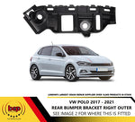 Load image into Gallery viewer, VW POLO 2017 - 2021 REAR BUMPER BRACKET OUTER RIGHT DRIVERS SIDE 2G6807394B
