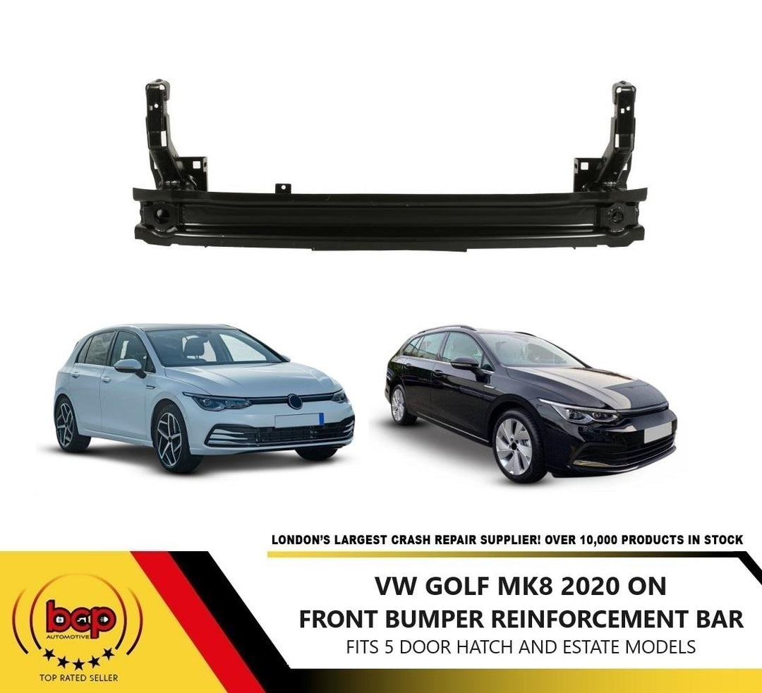 VW GOLF 2020 ON MK8 FRONT BUMPER REINFORCEMENT BAR CRASH IMPACT BEAM