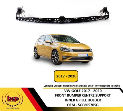 VW GOLF 2017 – 2020 FRONT BUMPER CENTRE BRACKER GRILLE SUPPORT INNER HOLDER NEW