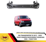 VW TRANSPORTER T6 2015 - 2020 FRONT BUMPER IMPACT CRASH BAR REINFORCER METAL NEW