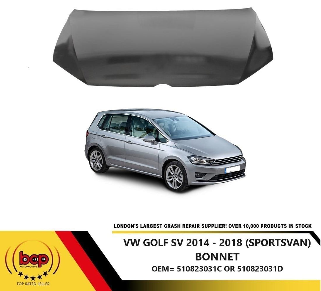 VW GOLF SV SPORTVAN 2014 - 2021  BONNET DELVIERED TO YOUR DOOR
