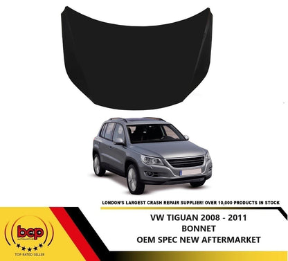 VOLKSWAGEN TIGUAN 2008 - 2011 BONNET HOOD PANEL BRAND NEW 5N0823031D