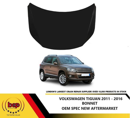 VOLKSWAGEN TIGUAN 2011 - 2016 BONNET HOOD DELIVERED 5N0823031D