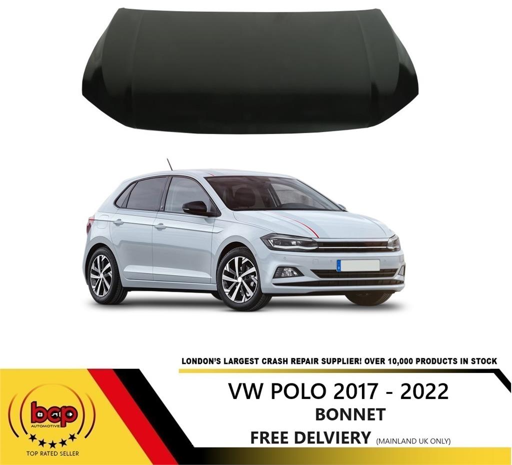 VW POLO 2G 2017 2018 2019 2020  BONNET PRIMED OEM QUALITY FREE DELIVERED