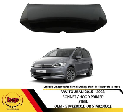 VW TOURAN 2015 – 2021 AND 2021 ON BONNET HOOD STEEL DELIVERED TO YOUR DOOR