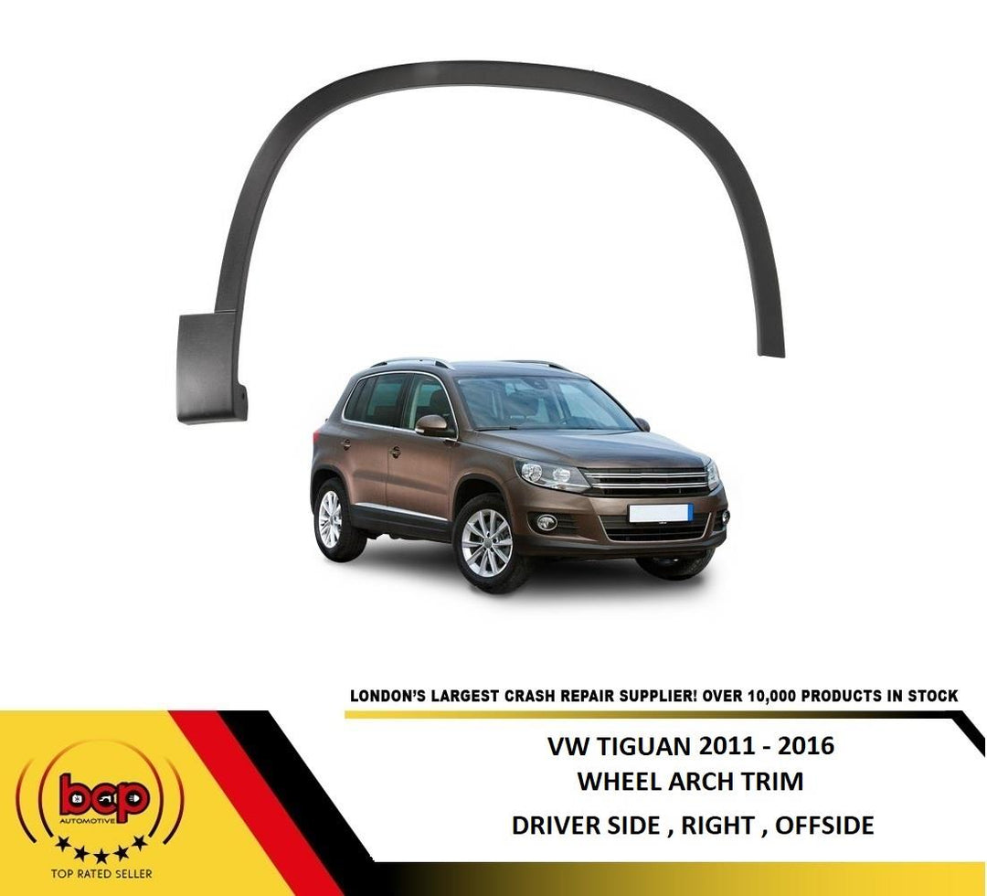 VOLKSWAGEN TIGUAN 2011 - 2016 FRONT WING WHEEL ARCH TRIM DRIVER SIDE RIGHT