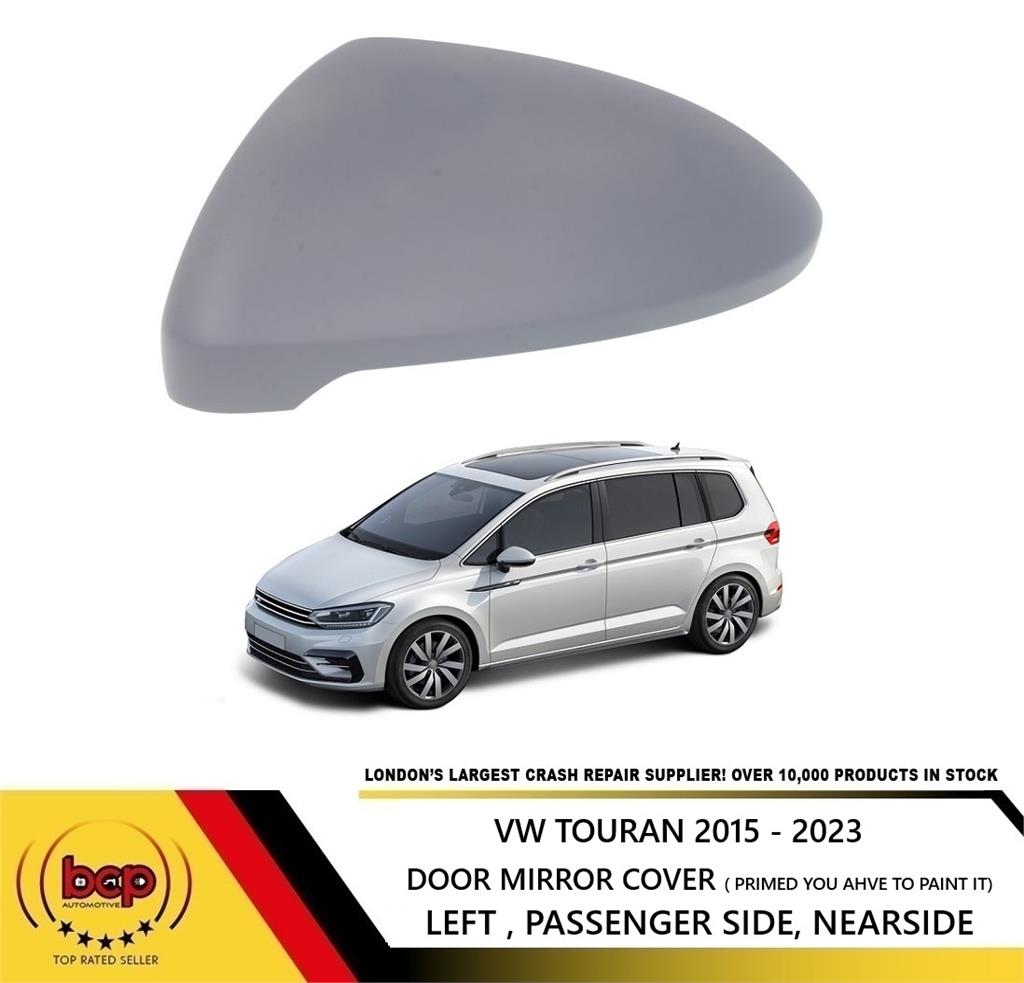 VW TOURAN 2015 - 2020 DOOR WING MIRROR COVER LEFT PASSENGER SIDE  5G0857537E