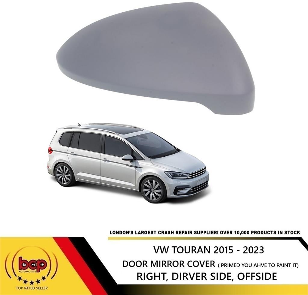 VW TOURAN 2015 -2020 DOOR WING MIRROR COVER RIGHT DRIVERS SIDE 5G0857538E