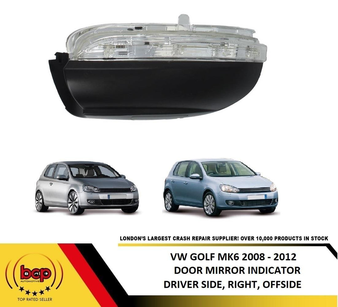 VW GOLF MK6 2008 - 2012 DOOR MIRROR INDICATOR LED RIGHT DRIVER SIDE OFFSIDE