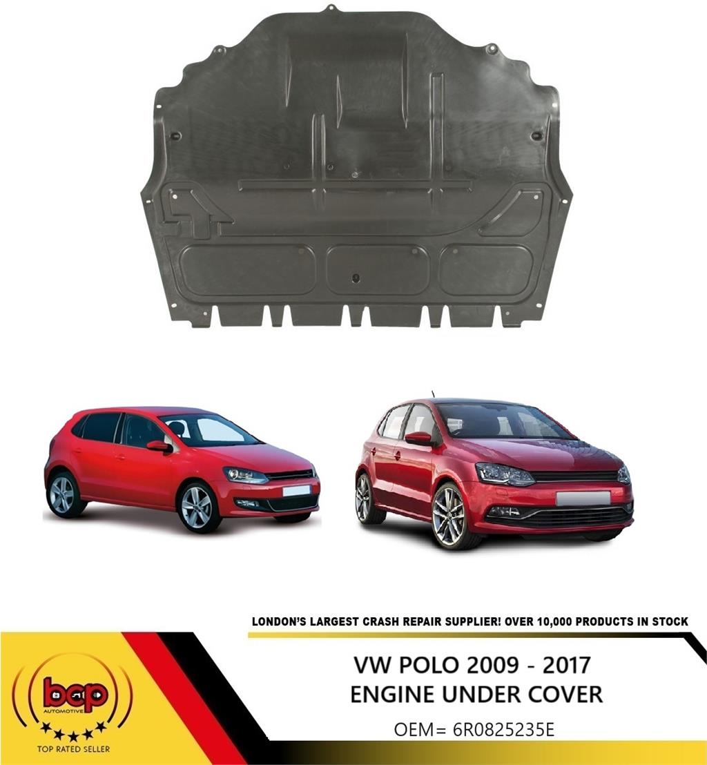VW POLO 2009 - 2017 FRONT ENGINE COVER UNDERTRAY OEM 6R0825235E