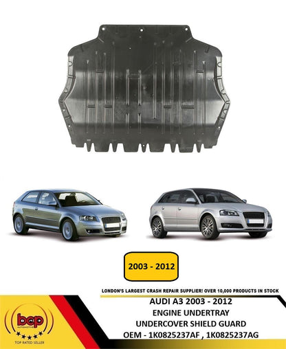 AUDI A3 2003 - 2012 ENGINE UNDERTRAY UNDERCOVER SHIELD GUARD PROTECT 1K0825237AG