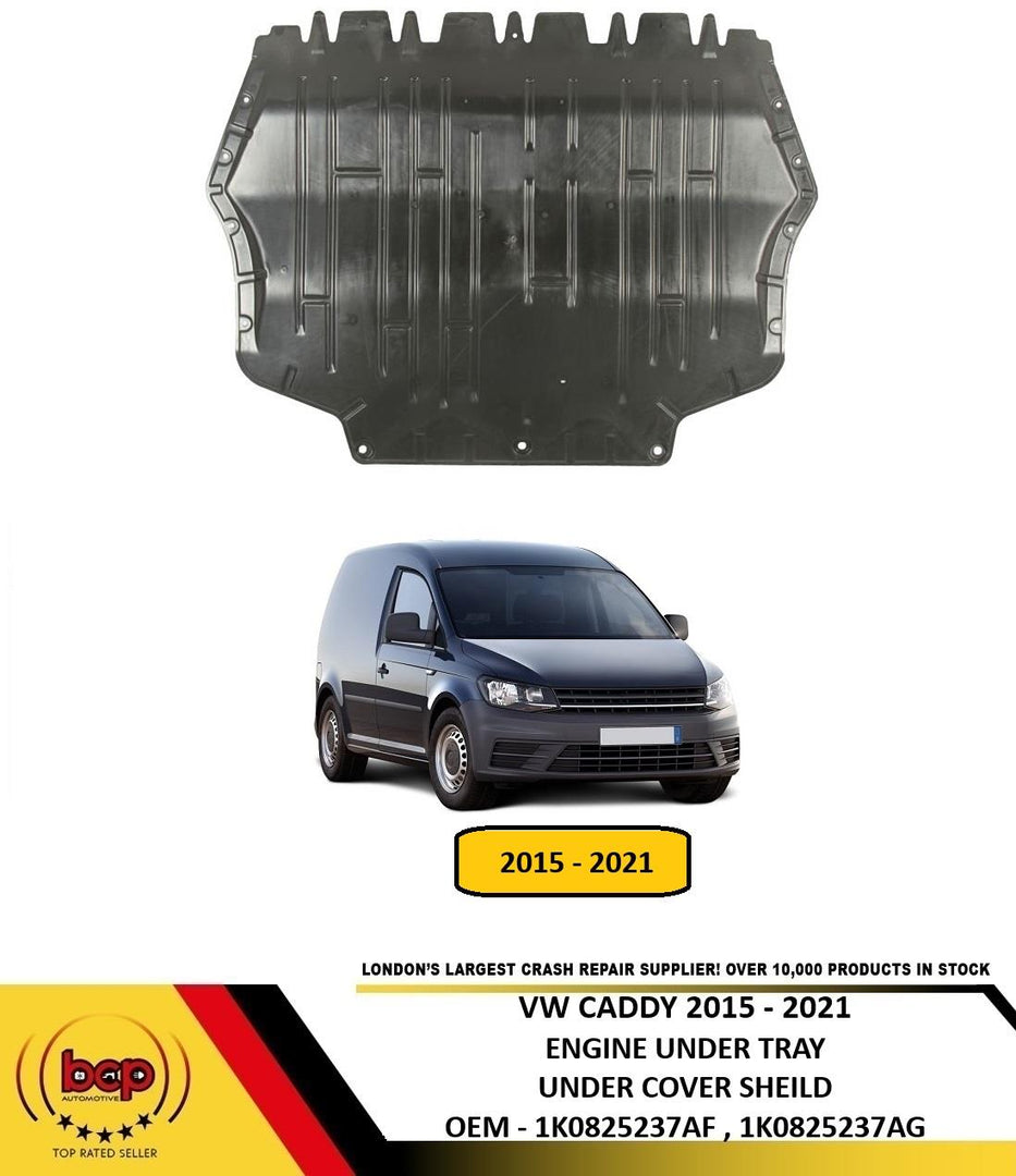 VW CADDY 2015 - 2020 ENGINE COVER UNDERTRAY FRONT BUMPER UNDERSHIELD