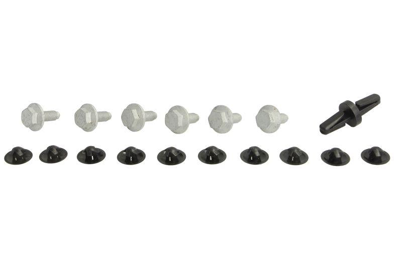 VW TRANSPORTER 2003 - 2015 UNDERTRAY UNDER ENGINE COVER CLIPS BLOTS FIXING KIT