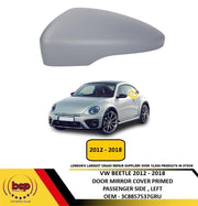 VW BEETLE 2012 - 2018 DOOR MIRROR COVER PRIMED PASSENGER SIDE LEFT 3C8857537GRU