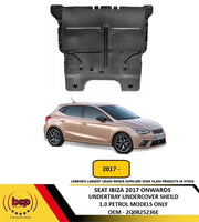 SEAT IBIZA 2017 ON FRONT ENGINE UNDERTRAY ENGINE GUARD PROTECTION PETROL MODELS
