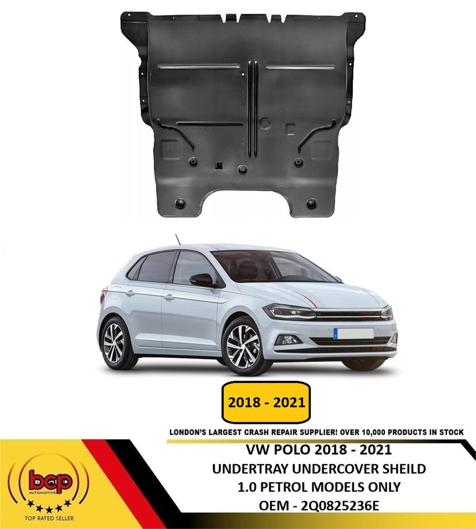 VW POLO 2018 – 2021 FRONT ENGINE UNDERTRAY ENGINE GUARD PROTECTION PETROL MODELS