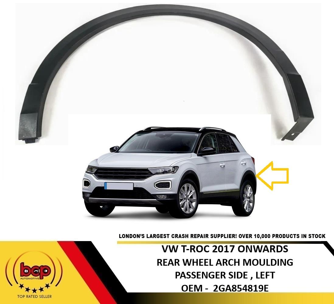 VW TROC TROC 2017 - 2022 REAR WHEEL ARCH TRIM MOULDING PASSENGER SIDE LEFT