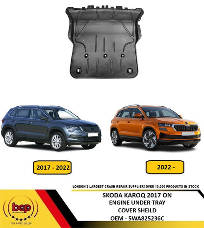 SKODA KAROQ 2017 ON ENGINE UNDERTRAY COVER GUARD SHEILD PROTECTION 5WA825236C