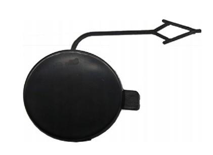 VW CADDY 2021 ONWARDS FRONT BUMPER TOW EYE HOOK COVER SMOOTH BLACK FOR PAINTING