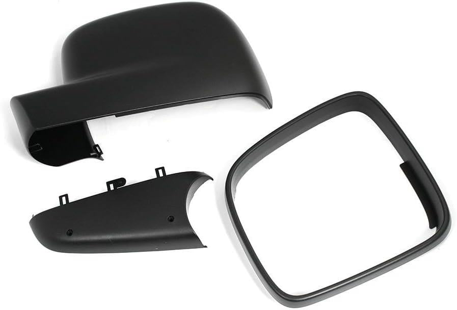 VW TRANSPORTER T5.1 2010-2015 DOOR MIRROR COVER TRIM FRAME 3 PIECE SET LEFT SIDE