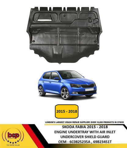 AUDI A1 2010 - 2018  FRONT ENGINE COVER UNDERTRAY  6R0825235E