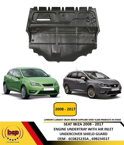 AUDI A1 2010 - 2018  FRONT ENGINE COVER UNDERTRAY  6R0825235E