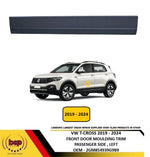Load image into Gallery viewer, VW T-CROSS 2019 - 2024 FRONT DOOR MOULDING TEXTURED PASSENGER LEFT 2GM854939G9B9