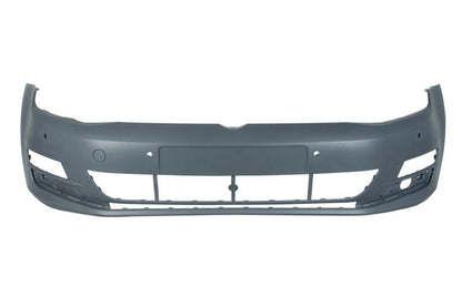 VW GOLF MK7 2012 - 2016 FRONT BUMPER PRIMED WITH PARKING SENSOR NO WASHER JET