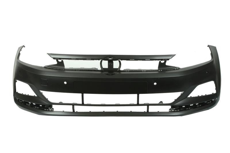 VW POLO 2017 - 2021 FRONT BUMPER WITH 4 PARKING SENSOR HOLES PRIMED