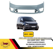 VW CADDY 2015 - 2021 FRONT BUMPER PRIMED  2K5807221KGRU NEEDS TO BE PAINTED