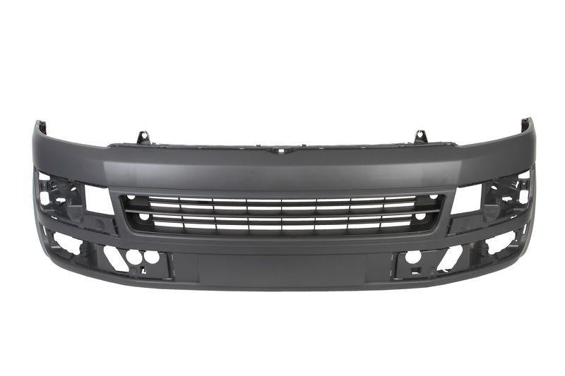VW TRANSPORTER T5.1 T6 2010 - 2015 FRONT BUMPER TEXTURED LIGHT GREY NO PDC HOLES