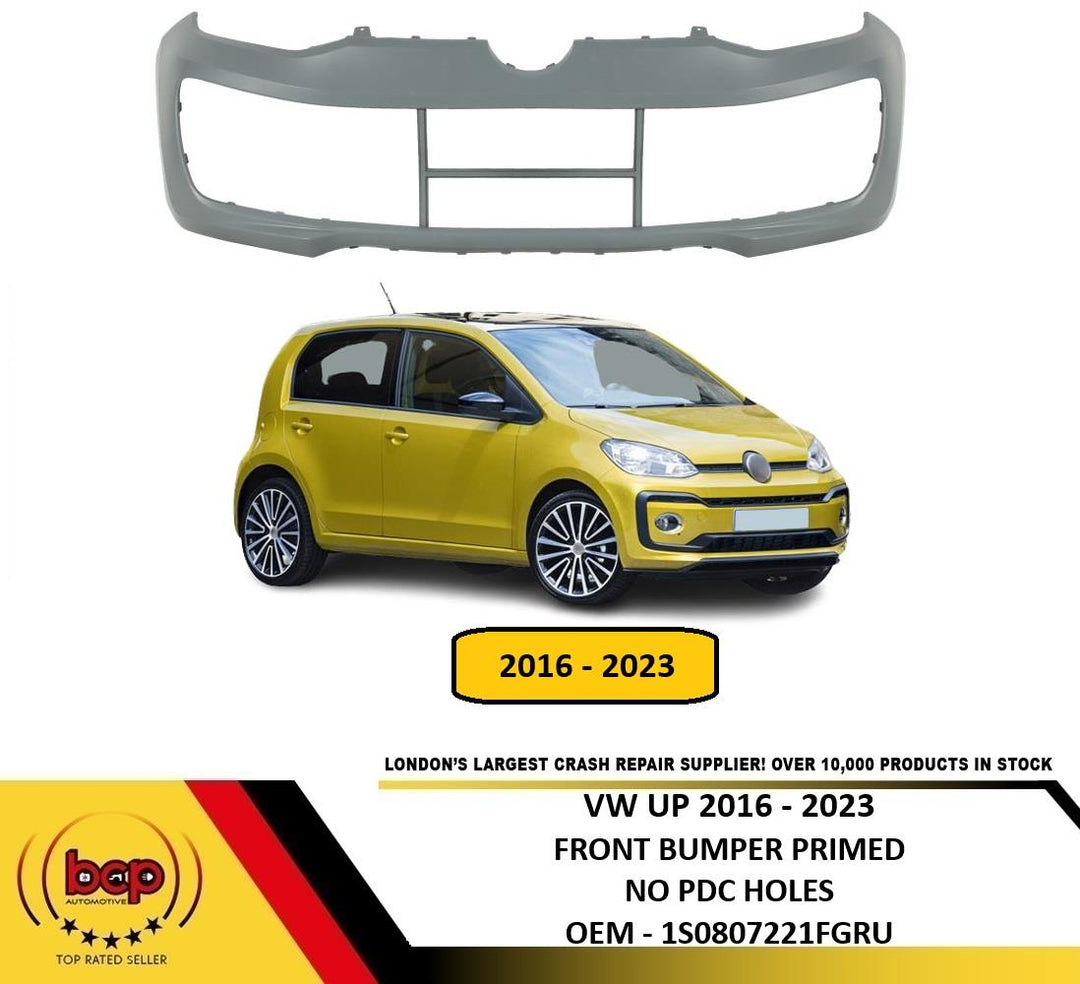 WW UP 2017 ONWARDS FRONT BUMPER PRIMED READY TO PAINT 1S0807221FGRU