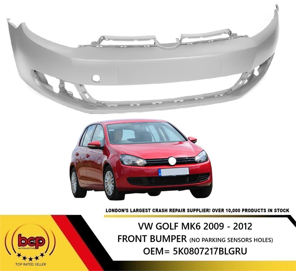 VW GOLF MK6 2008-2013 FRONT BUMPER NEW 5K0807217BLGRU INSURANCE APPROVED