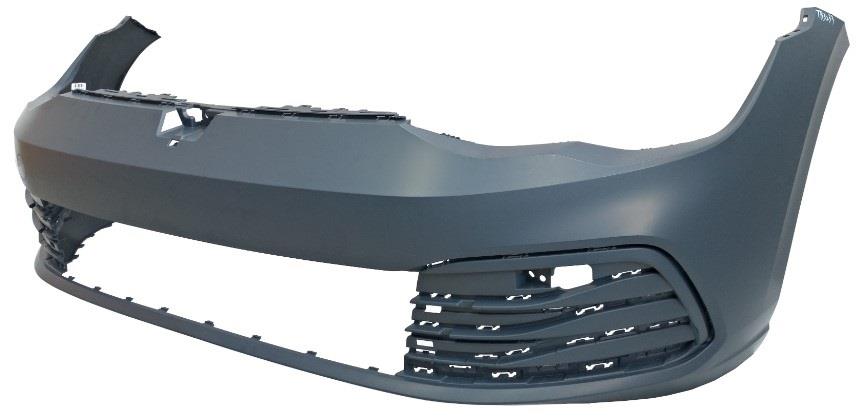 VW GOLF 2020 -2024 FRONT BUMPER PRIMED WITH MOUDLING HOLES ACTIVE & STYLE MODELS