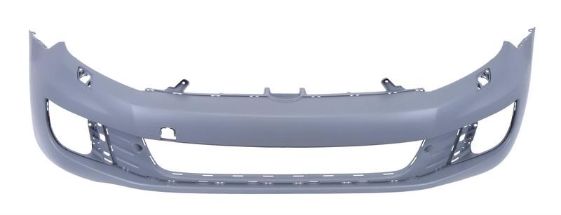 VW GOLF MK6 GTI GTD 2009-2012 FRONT BUMPER PRIMED WITH WASHER HOLES NO PDC HOLES