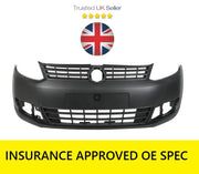 VW CADDY 2011 - 2015 FRONT BUMPER BLACK TEXTURE NO PARKING SENSORS NEW APPROVED