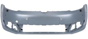 VW CADDY 2010 - 2015 FRONT BUMPER PRIMED WITH 6 PDC & WASHER HOLES NOT R - LINE