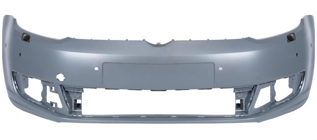 VW TOURAN 2010 - 2015 FRONT BUMPER PRIMED WITH 6 PDC & WASHER HOLES NOT R - LINE
