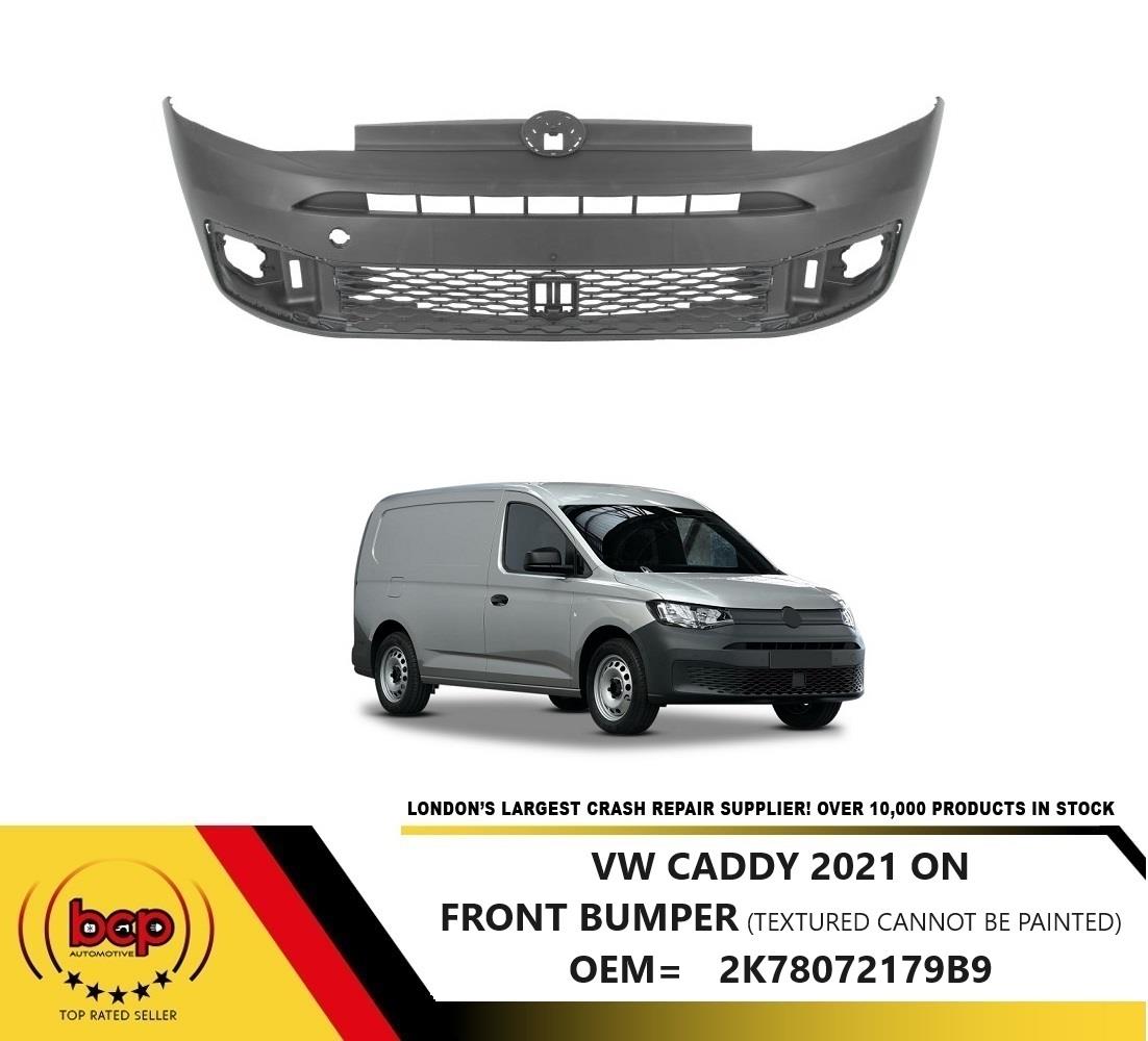 VW CADDY 2021 ON FRONT BUMPER TEXTURED BLACK NOT TO BE PAINTED 2K78072179B9