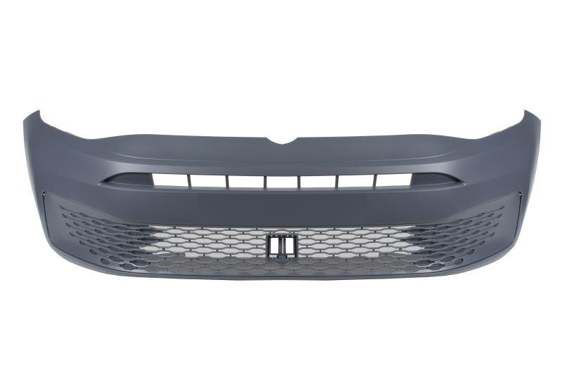 VW CADDY VAN 2021 ON FRONT BUMPER PRIMED WITHOUT PDC HOLES NEW 2K7807217CGRU