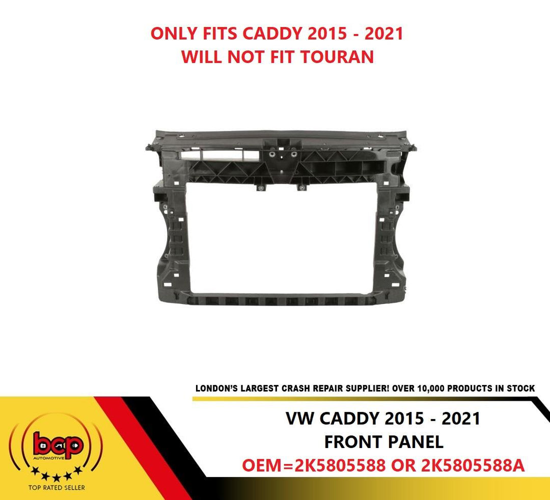 VW CADDY 2015 - 2021 FRONT PANEL LOCK CARRIER BONNET SLAM PANEL 2K5805588
