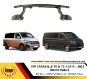 VW CARAVELLE T6 & T6.1 FRONT PANEL TOP BONNET LOCK HOLDER SLAM PANEL 2015 - 2022