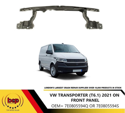 VW TRANSPORTER T6.1 2021 ON FRONT PANEL TOP BONNET LOCK HOLDER SLAM PANEL