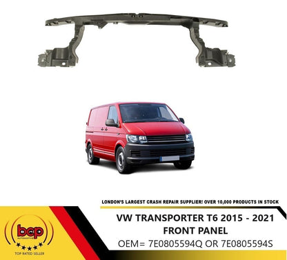 VW TRANSPORTER T6 2015 - 2021 FRONT PANEL TOP BONNET LOCK HOLDER SLAM PANEL  O.E
