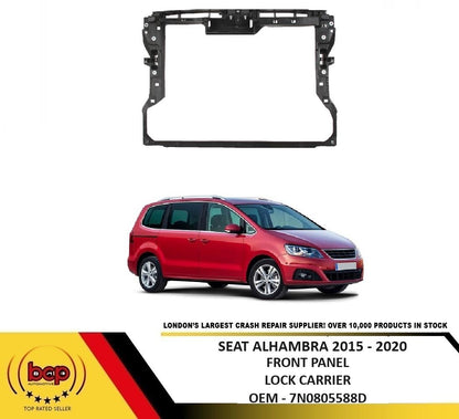 SEAT ALHAMBRA 2015 - 2020 FRONT PANEL TOP BONNET LOCK RAD HOLDER SLAM PANEL