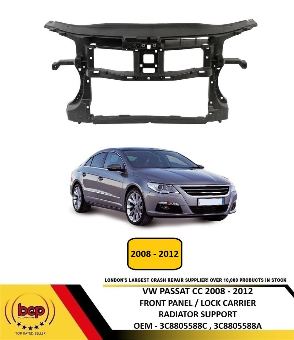VW PASSAT CC 2008 – 2012 FRONT PANEL NEW INSURANCE APPROVED 3C8805588A