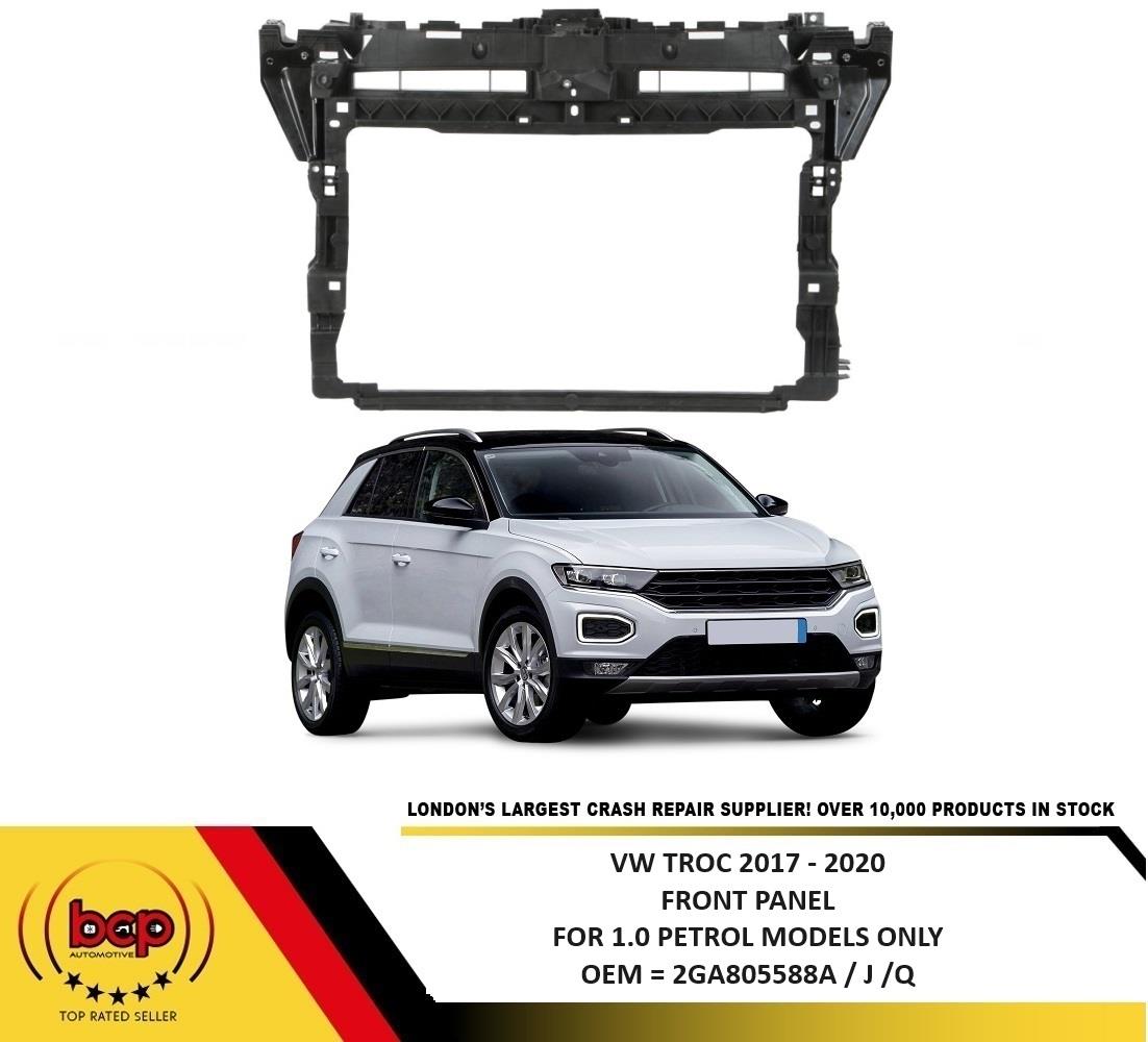 VW TROC 2017 - 2022 FRONT PANEL LOCK CARRIER SLAM PANEL 1.0 petrol ENGINE ONLY