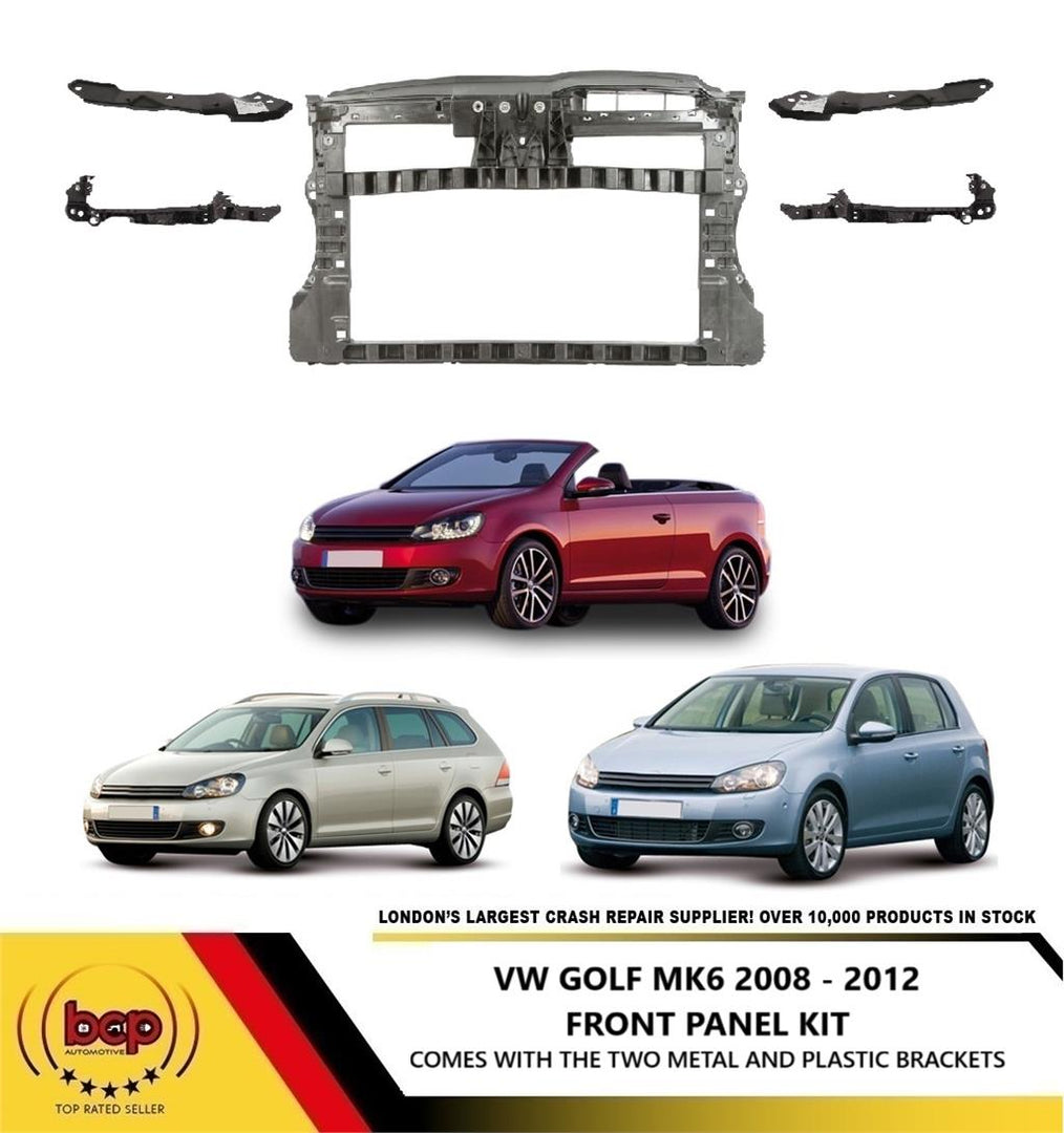 VW GOLF MK 6 2009- 2013 FRONT PANEL COMPLETE WITH BRACKETS OE SPEC NOT 1.4 80BHP