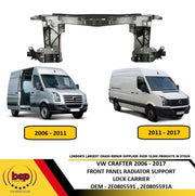 VW CRAFTER 2006 - 2016 FRONT PANEL INSURANCE APPROVED NEW 2E0805591A