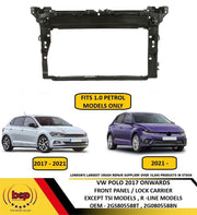 VW POLO 2017 ON FRONT PANEL LOCK CARRIER  2GS805588T OR 2G0805588N